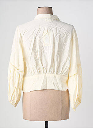 Top manches longues manches longues blanc LARAETHNICS femme