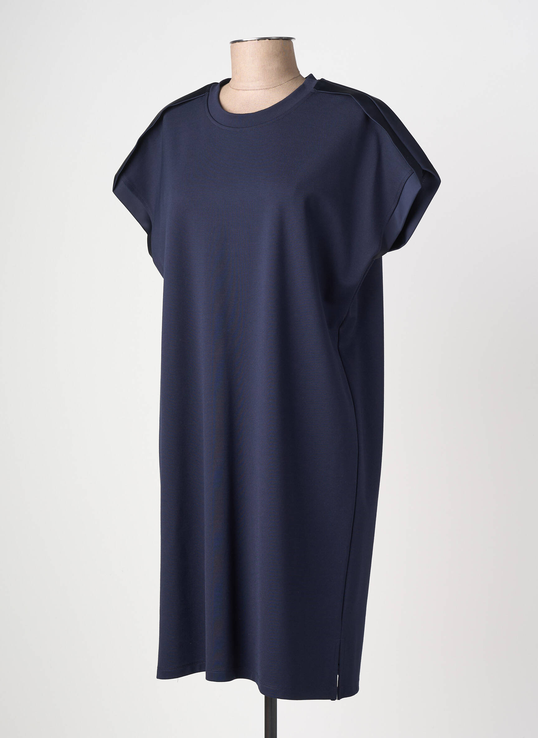 Robe courte manches courtes manches courtes bleu IMPERIAL femme