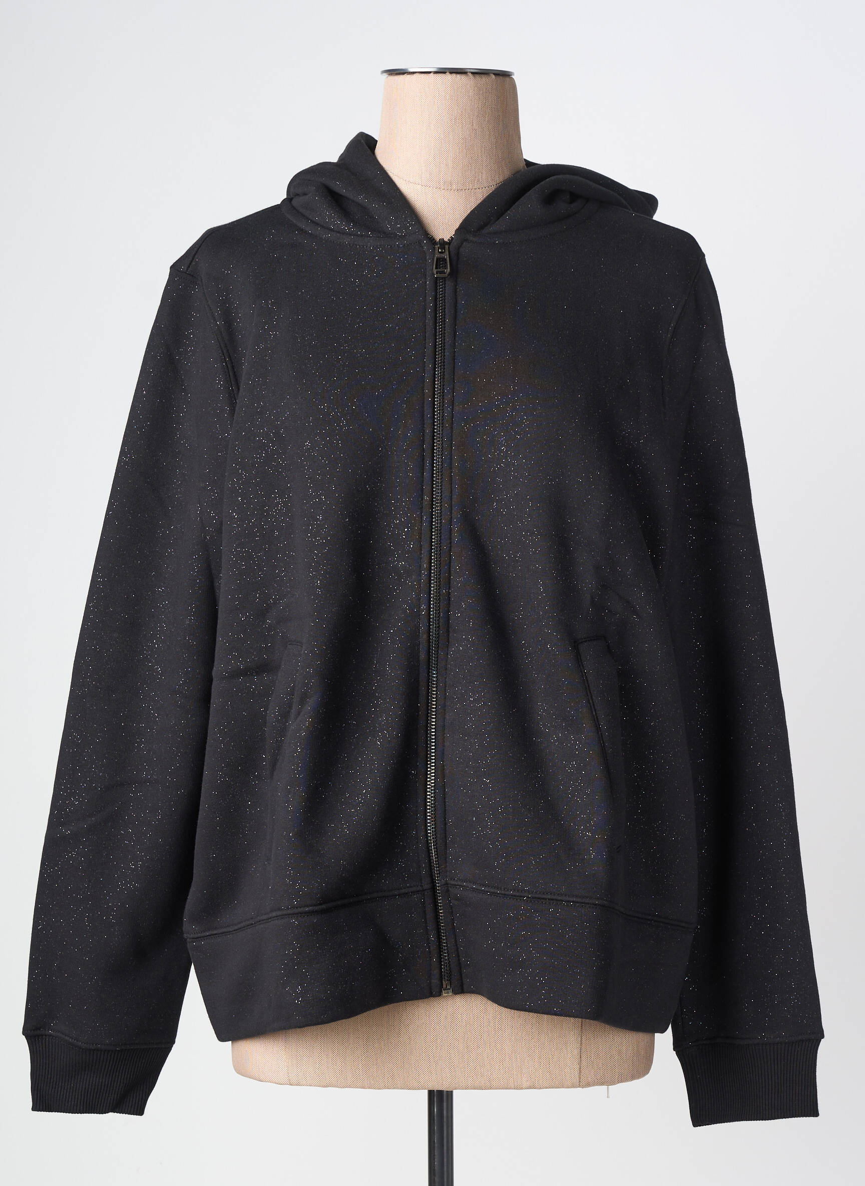 Veste casual col rond noir STREET ONE femme