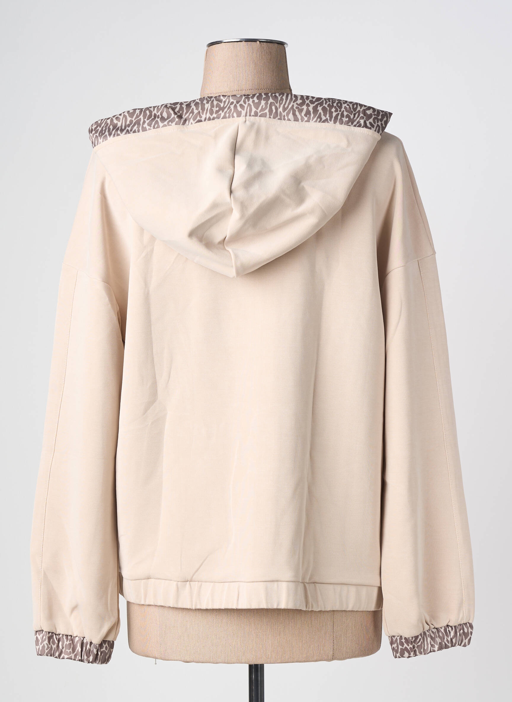 Veste casual col rond beige STREET ONE femme