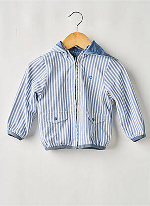 Coupe-vent manches longues a capuche bleu MAYORAL enfant