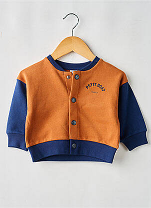 Veste casual poignets poignets élastiqués marron PETIT BATEAU garçon