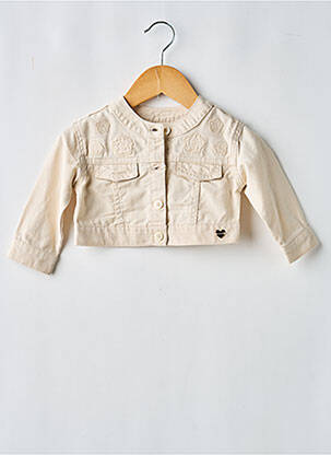 Boléro coupe droite beige MAYORAL fille