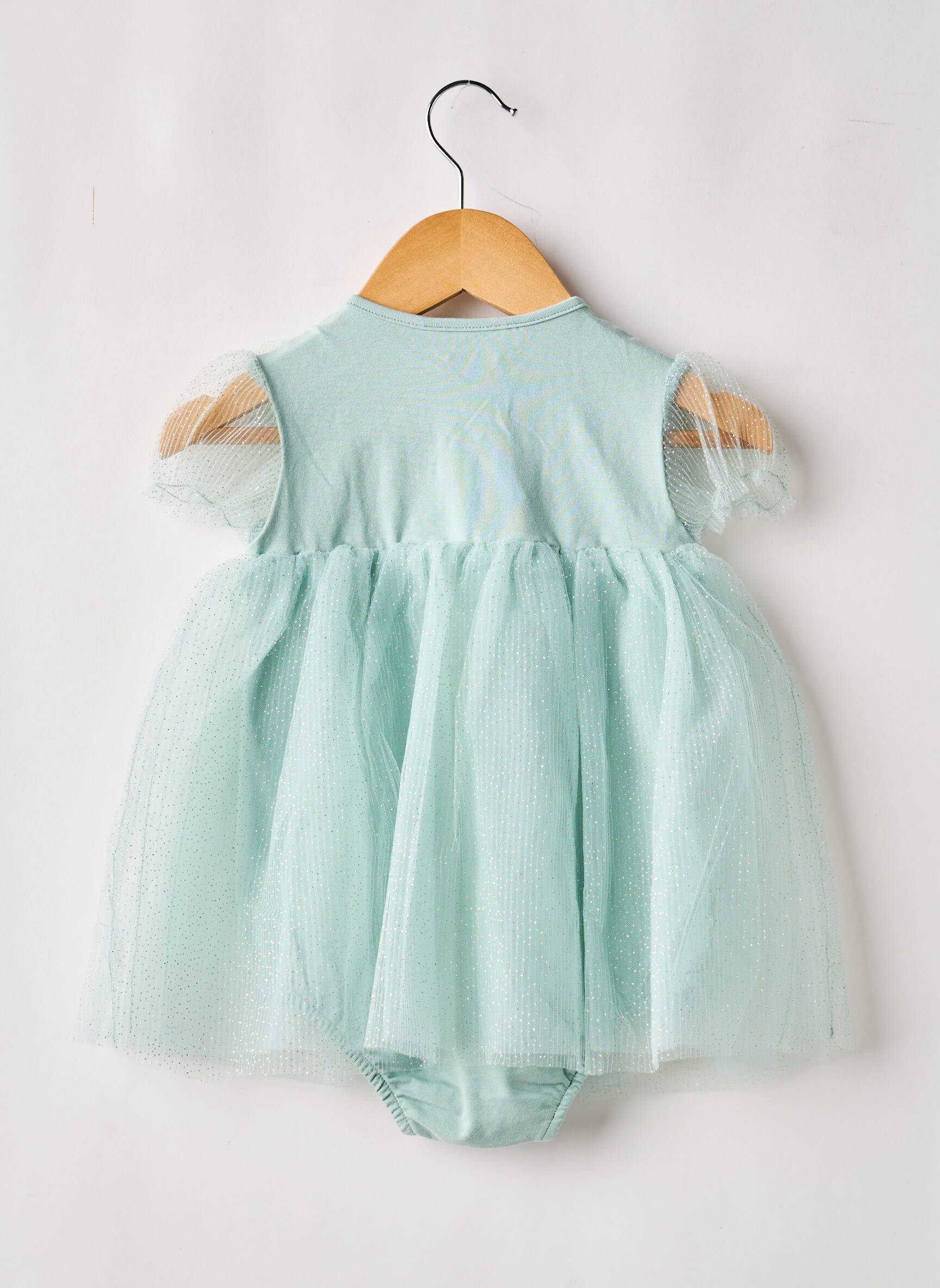 Robe mi-longue sans manche sans manche vert MAYORAL fille