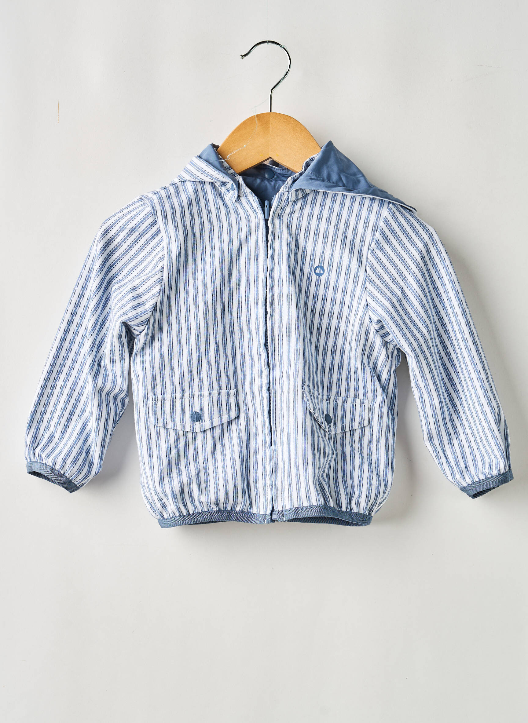 Coupe-vent a capuche bleu MAYORAL enfant