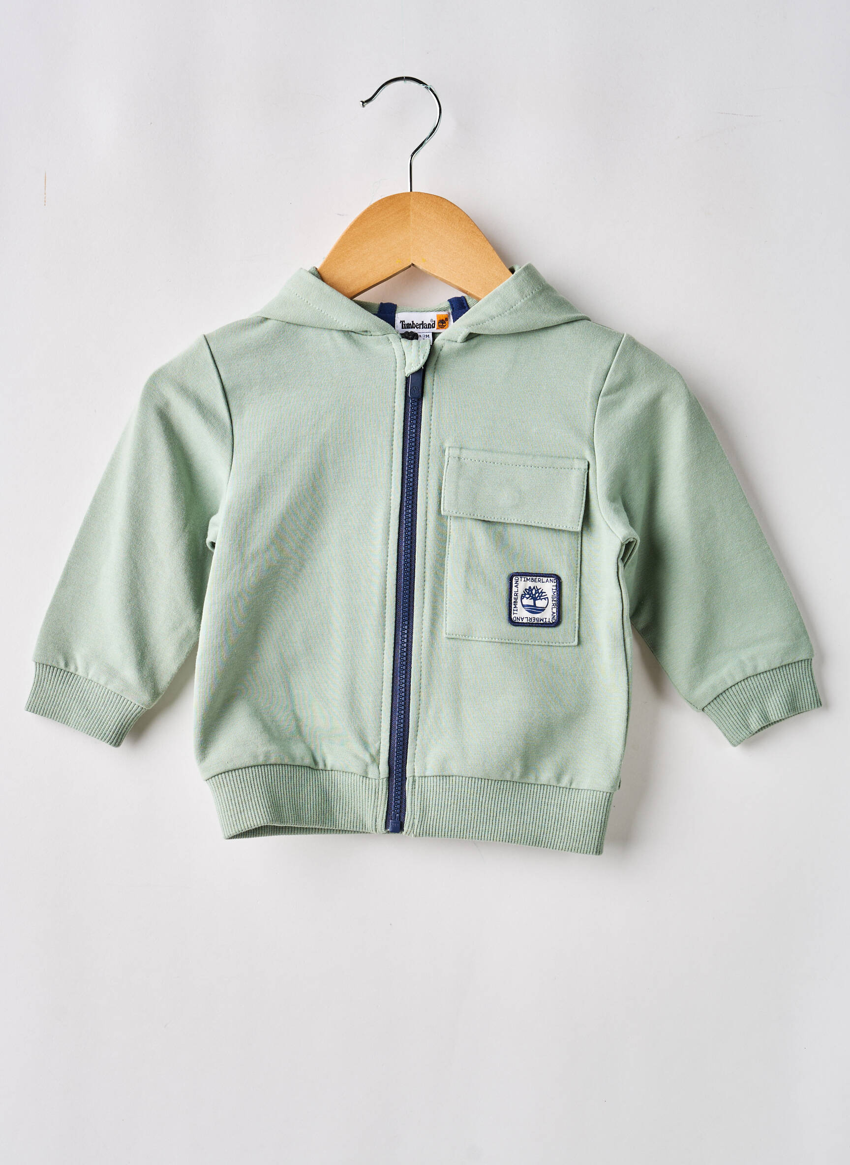 Veste casual poignets poignets élastiqués vert TIMBERLAND garçon