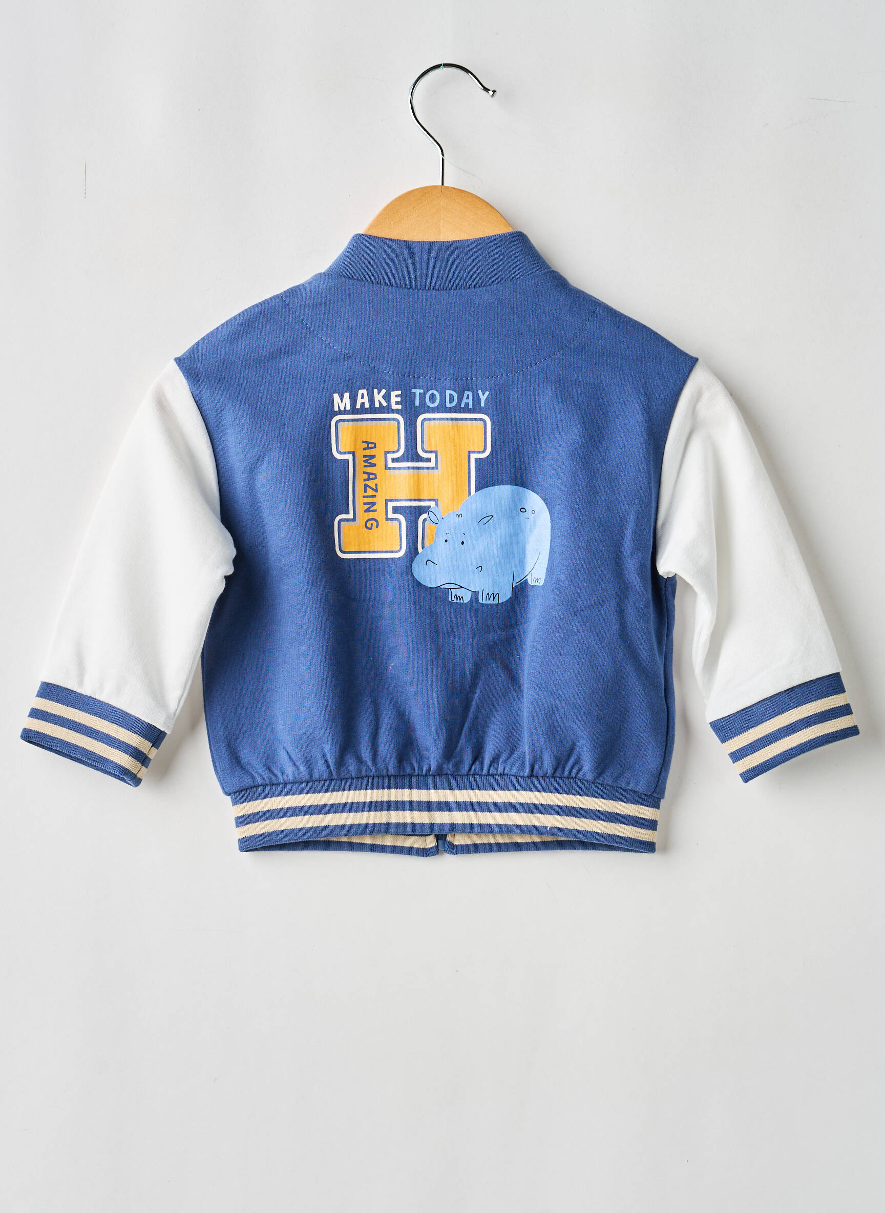 Veste casual poignets poignets élastiqués bleu MAYORAL garçon