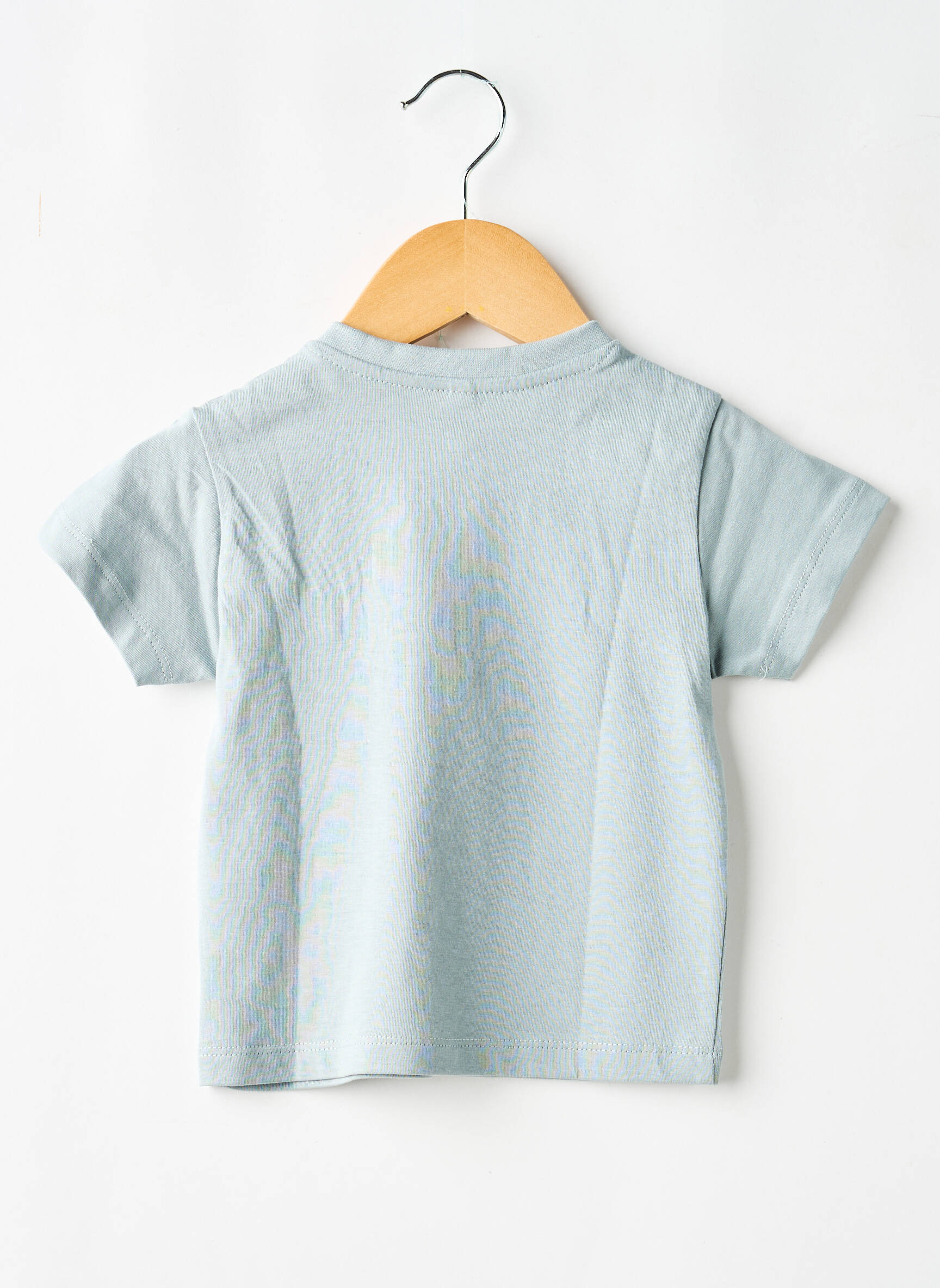 T-shirt stretch manches courtes bleu LOSAN garçon
