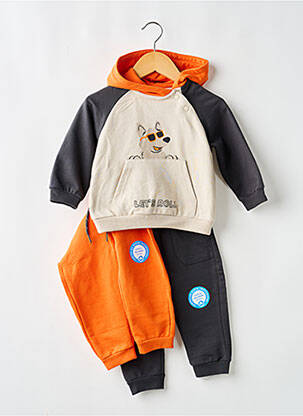 Ensemble pantalon poignets poignets élastiqués orange MAYORAL garçon