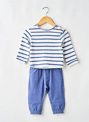 Ensemble pantalon taille élastique bleu NOPPIES garçon