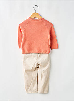 Ensemble pantalon poches orange MAYORAL garçon