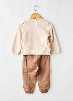Ensemble pantalon taille élastique marron MAYORAL garçon