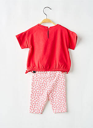 Ensemble pantalon type de haut t-shirt rouge MAYORAL fille