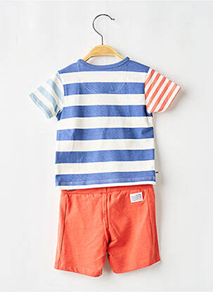 Ensemble short taille élastique orange NOPPIES garçon