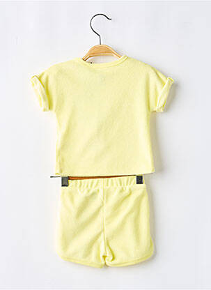 Ensemble short broderie jaune TIMBERLAND garçon