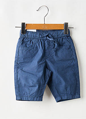 Pantalon droit fermeture liens à nouer taille élastique bleu MAYORAL garçon