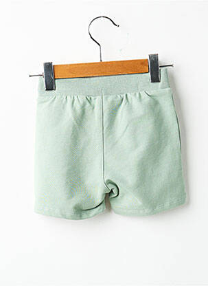 Short tissage popeline taille élastique vert TIMBERLAND garçon