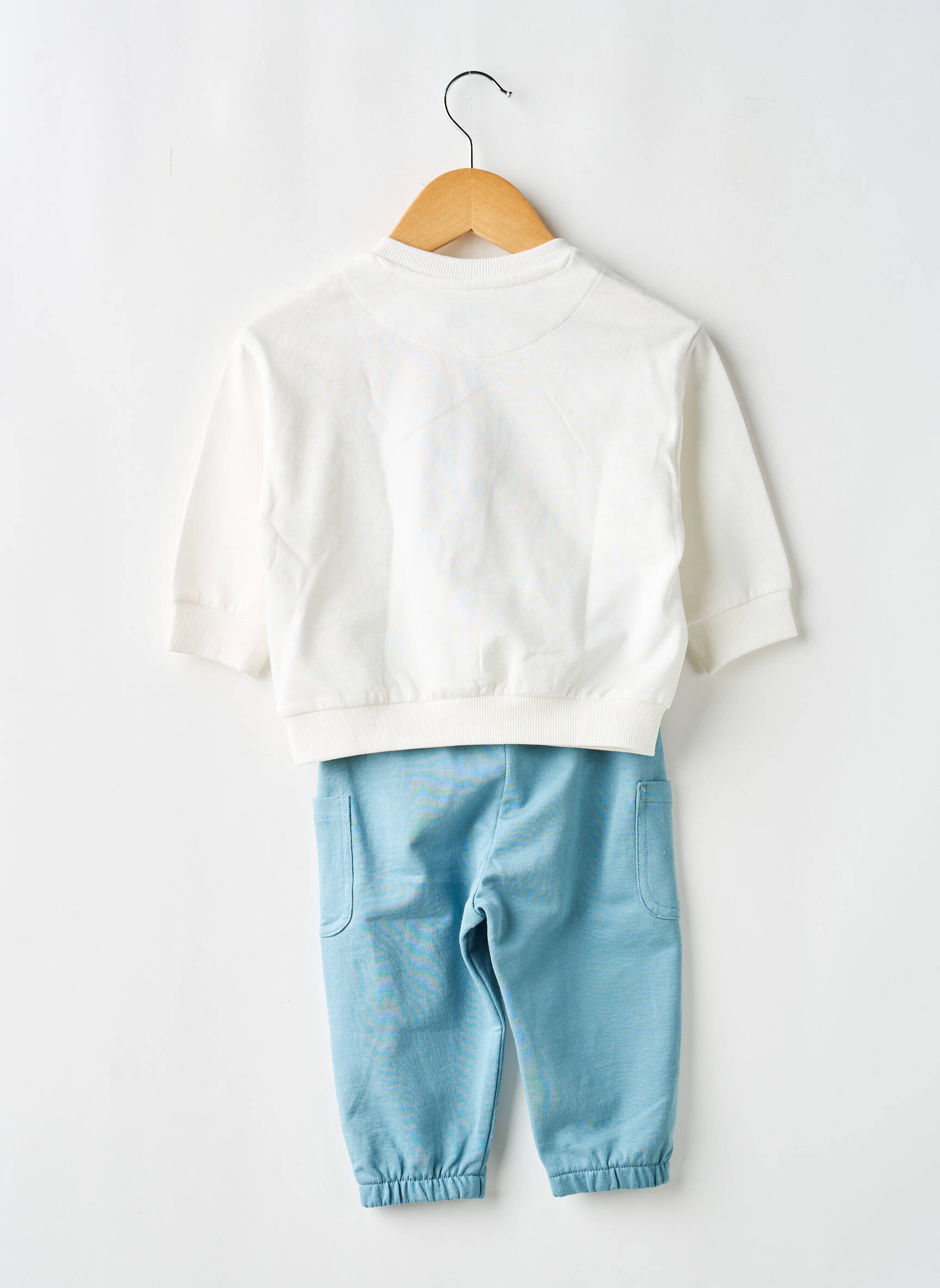 Ensemble pantalon poignets poignets élastiqués bleu MAYORAL garçon