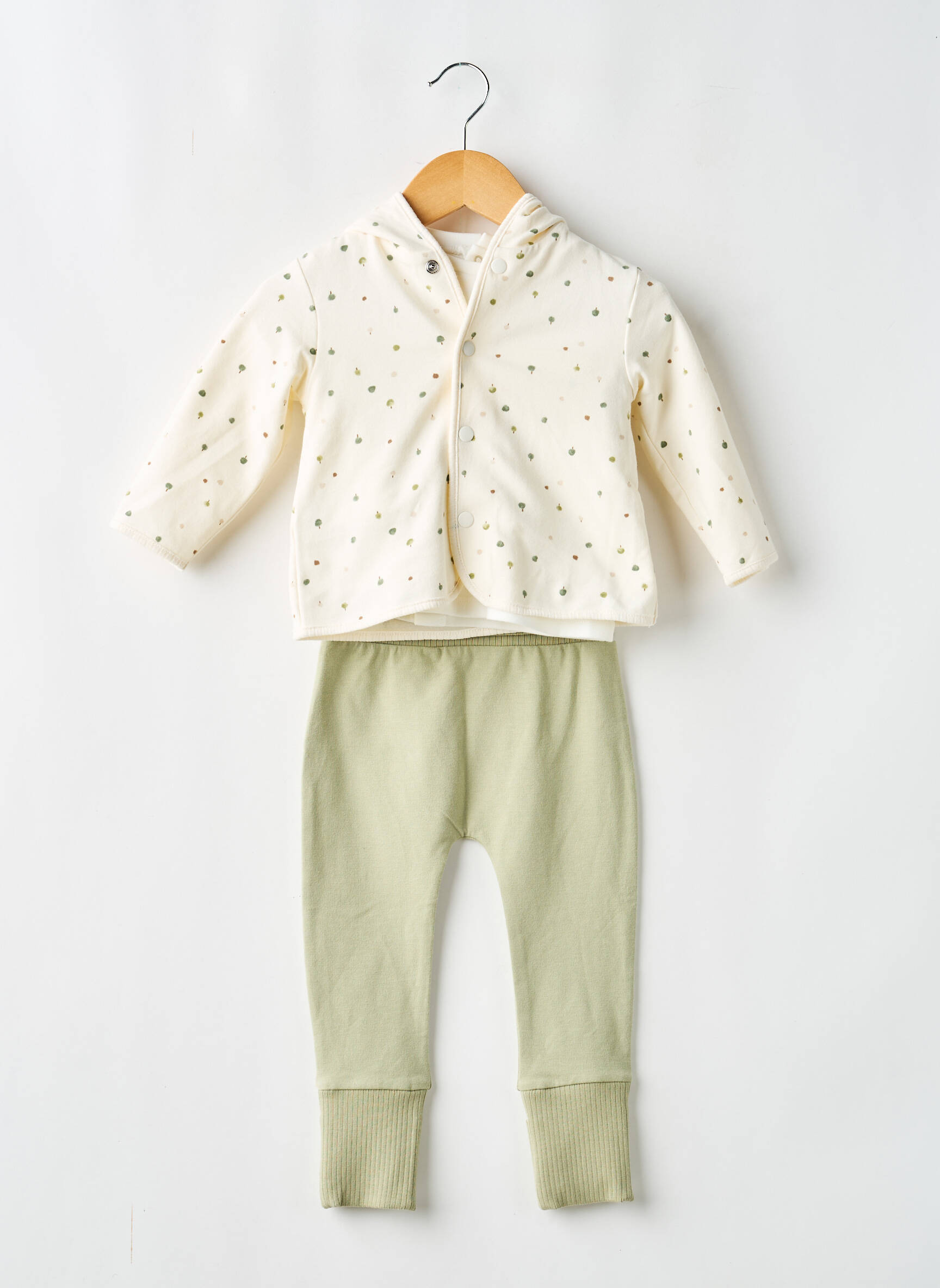 Ensemble pantalon coupe droite vert MAYORAL garçon