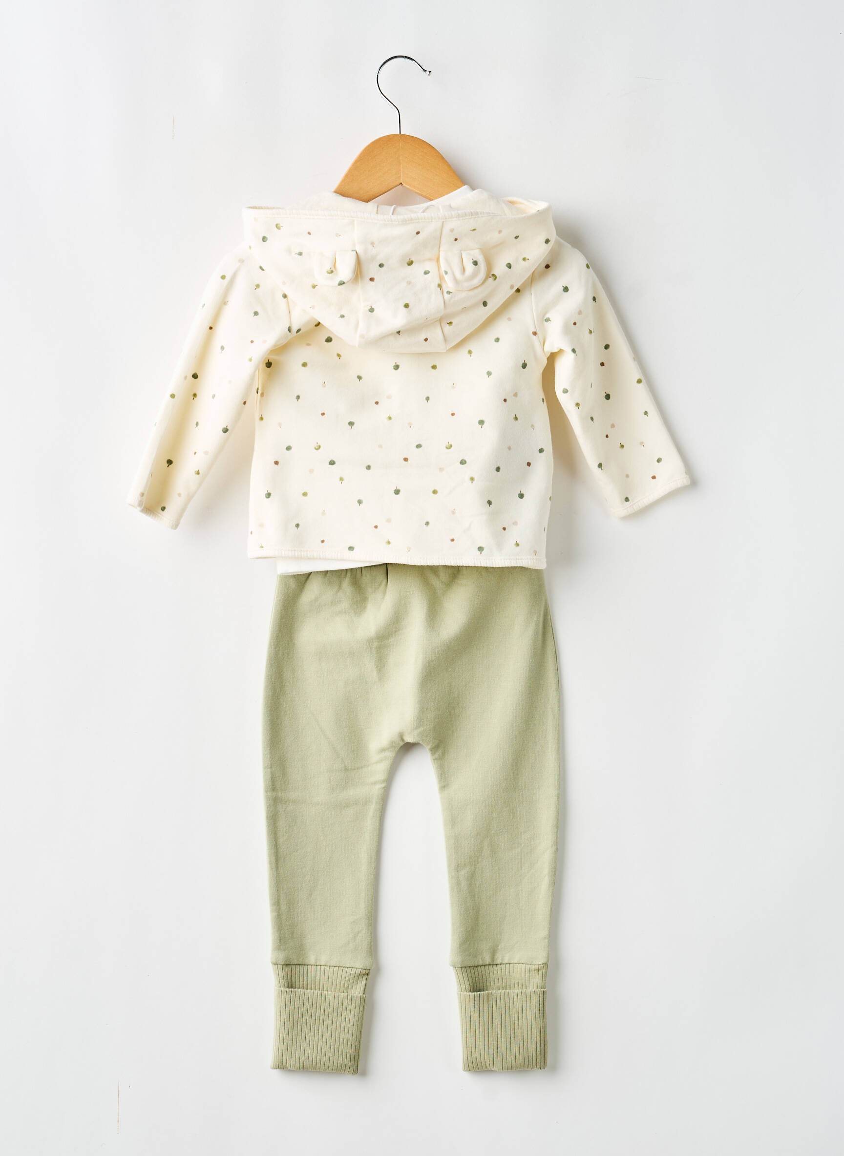 Ensemble pantalon coupe droite vert MAYORAL garçon