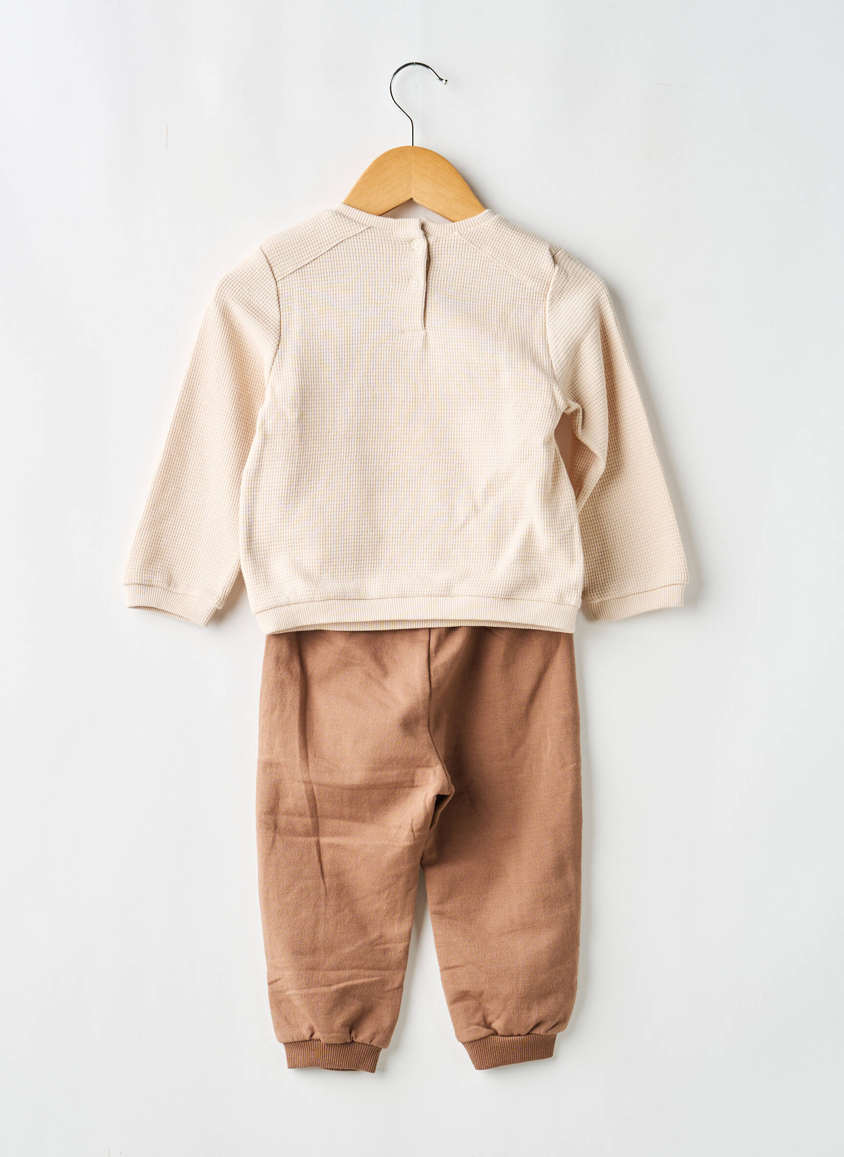 Ensemble pantalon taille élastique marron MAYORAL garçon