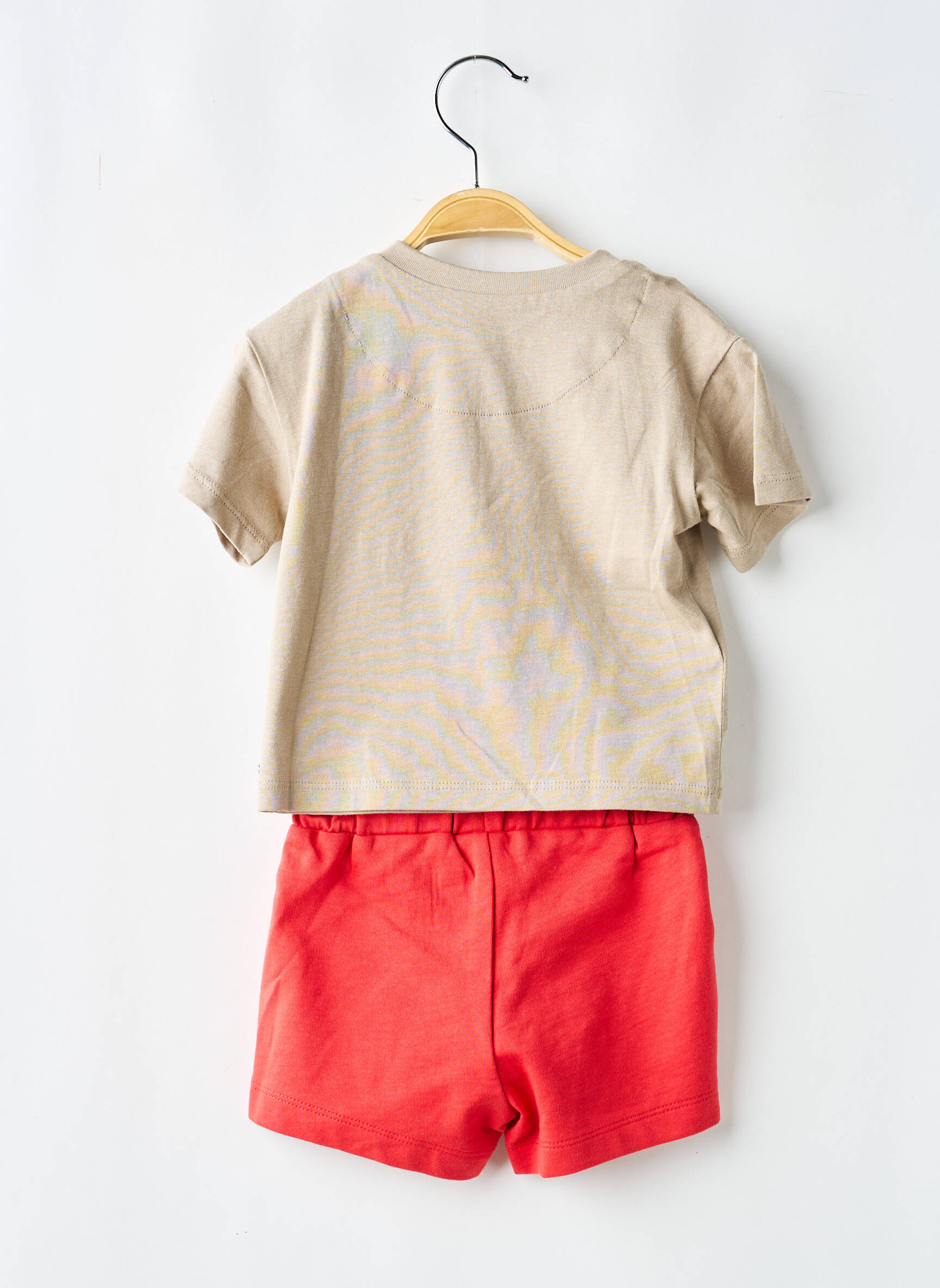 Ensemble short taille élastique rouge MAYORAL garçon