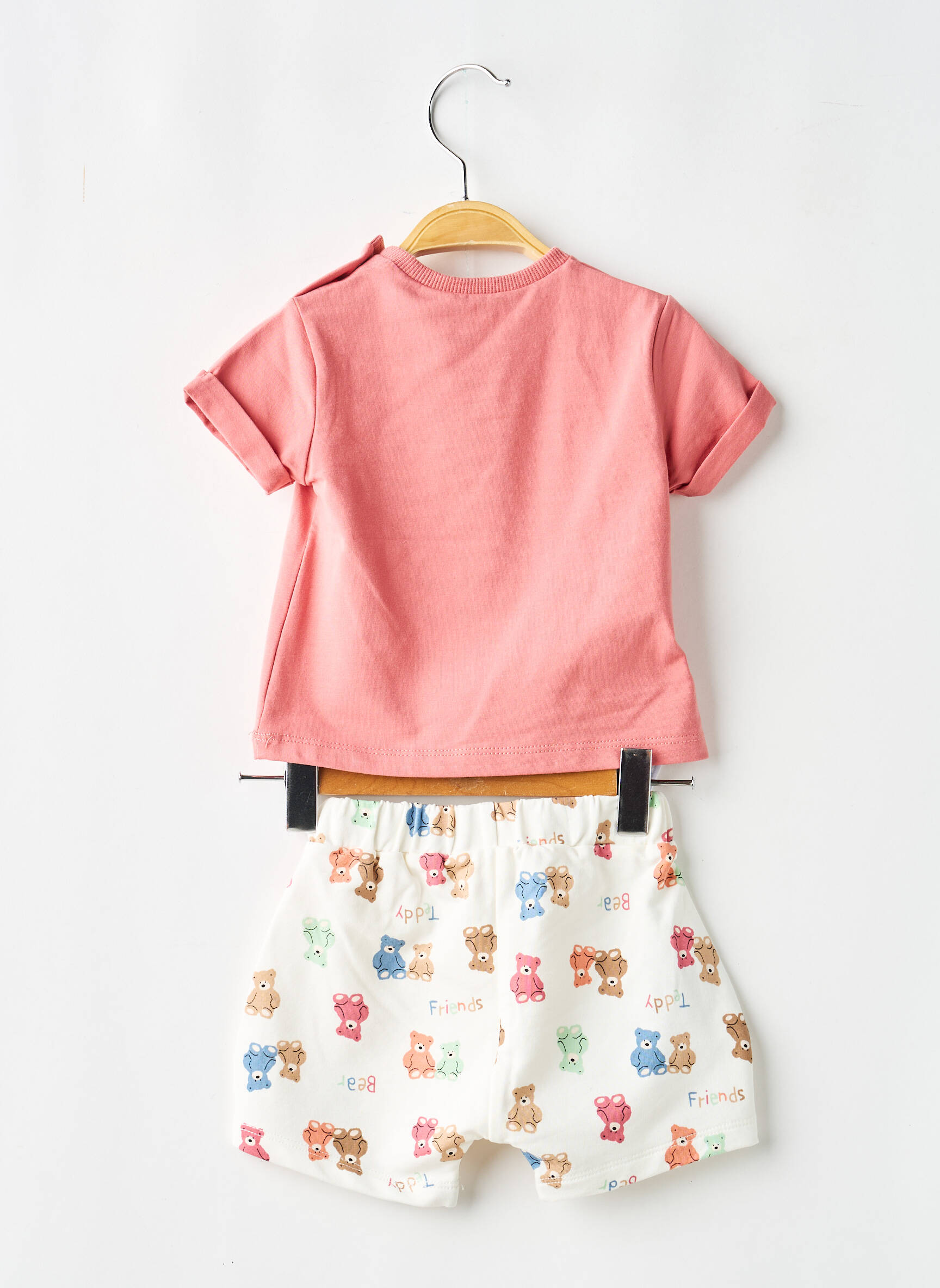 Ensemble short taille élastique blanc MAYORAL garçon