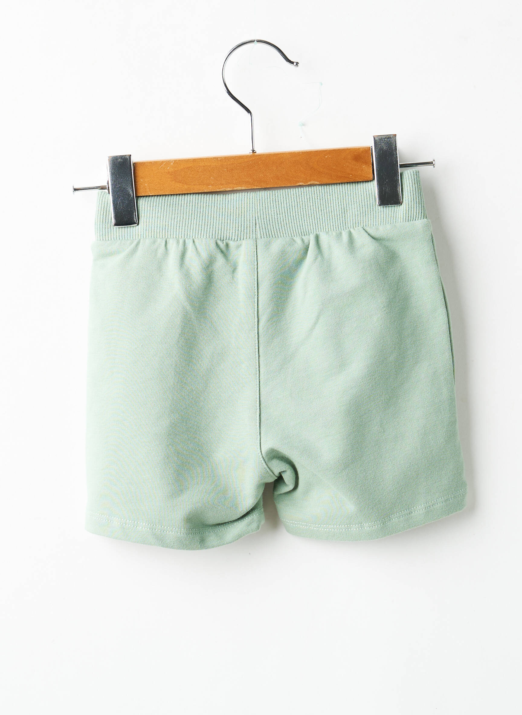 Short tissage popeline taille élastique vert TIMBERLAND garçon