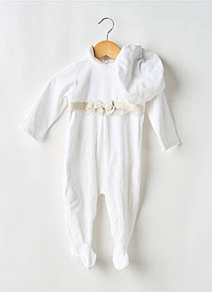 Pyjama col claudine blanc MAYORAL fille