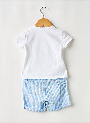 Ensemble short broderie bleu MAYORAL garçon