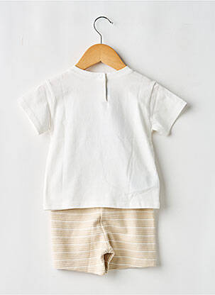 Ensemble short broderie beige MAYORAL garçon