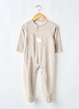 Pyjama manches longues beige NOUKIE'S enfant