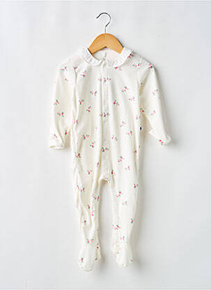 Pyjama blanc PETIT BATEAU fille
