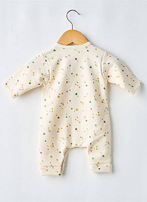 Combi-pantalon imprimé fantaisie manches longues beige PETIT BATEAU enfant