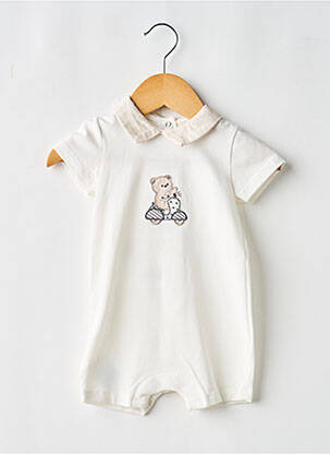 Combishort coupe droite manches courtes blanc MAYORAL enfant