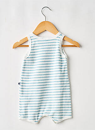 Combishort sans manche sans manche bleu PETIT BATEAU garçon