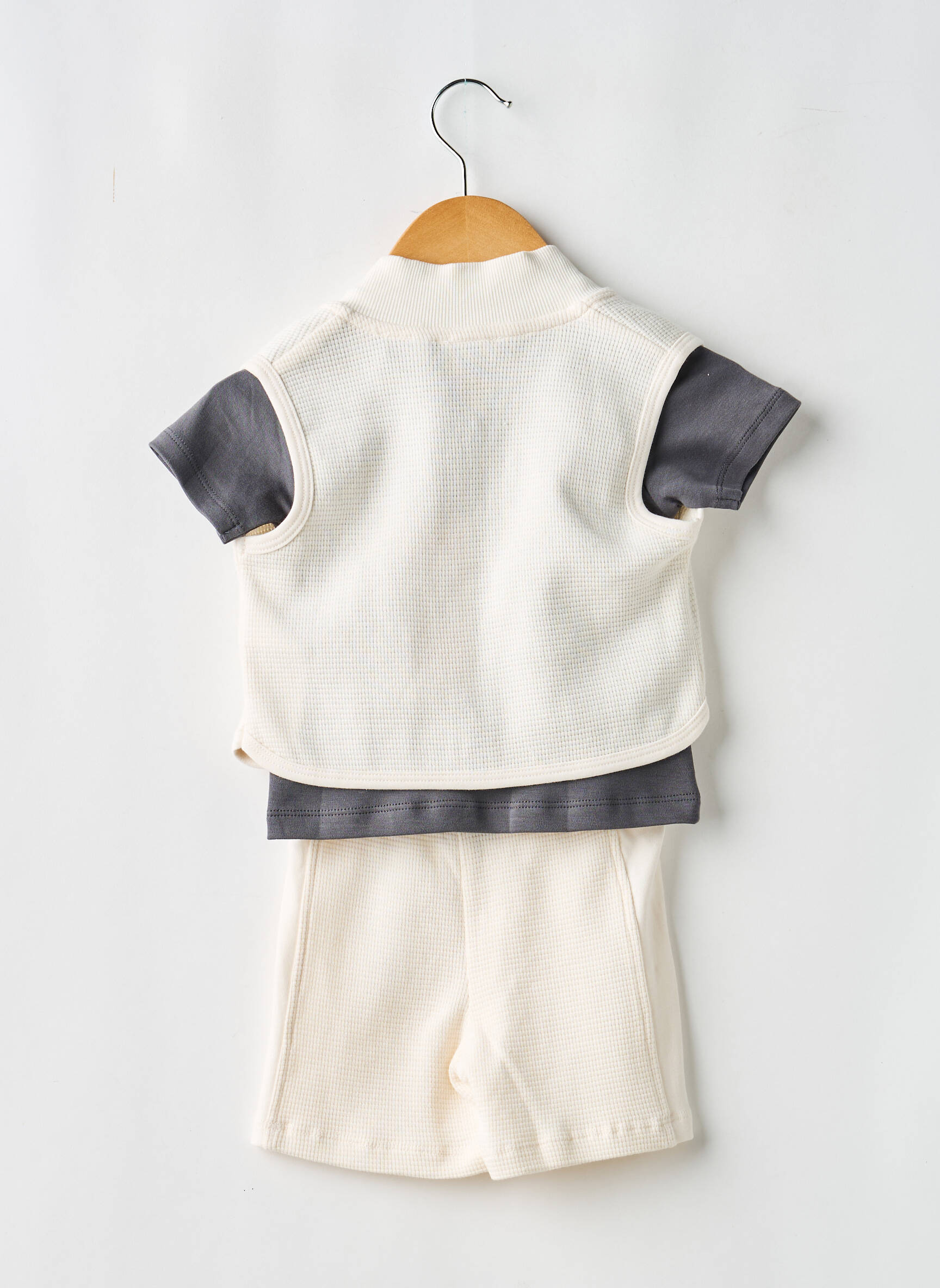 Ensemble short taille élastique beige TIMBERLAND garçon