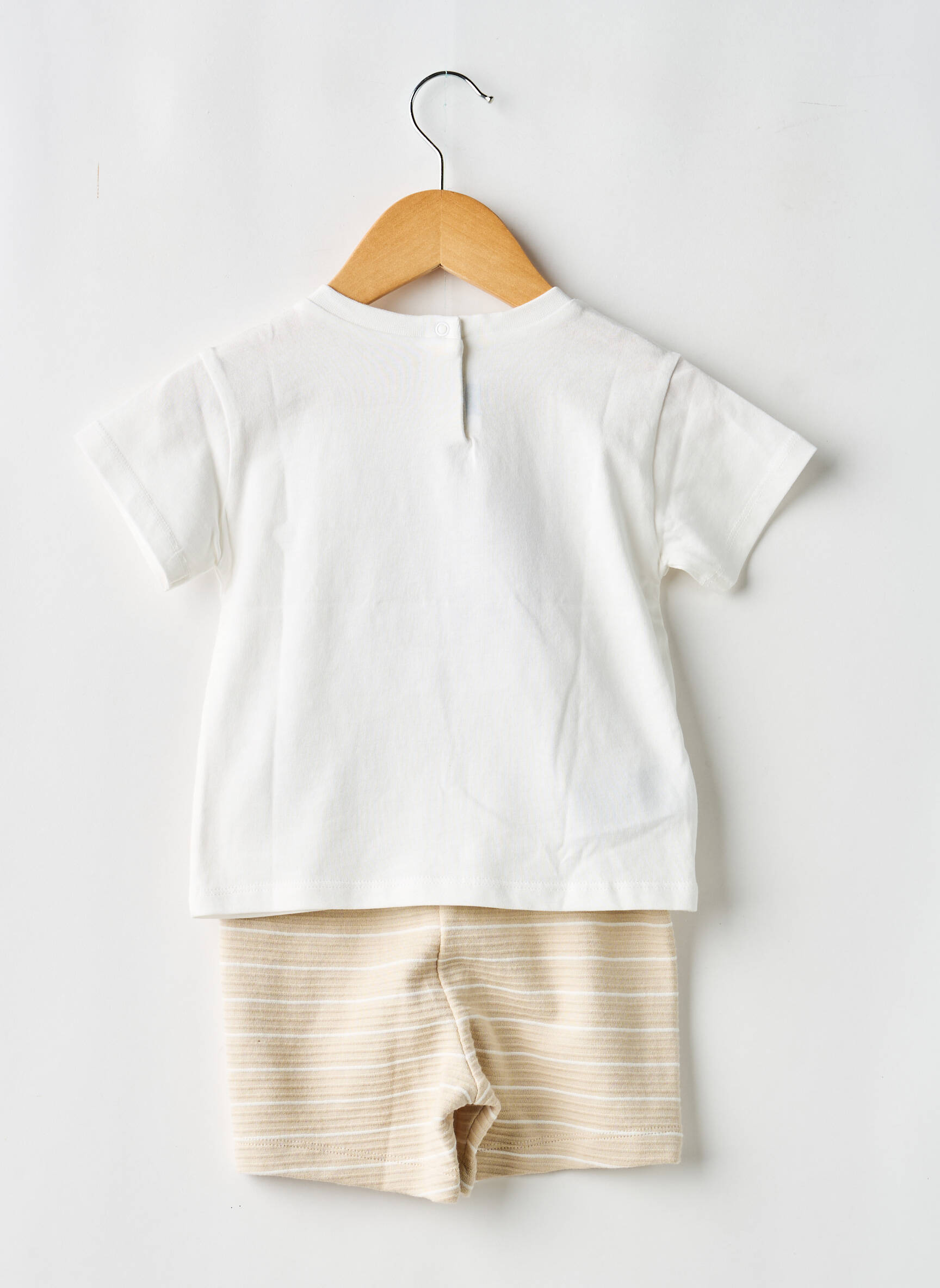 Ensemble short broderie beige MAYORAL garçon