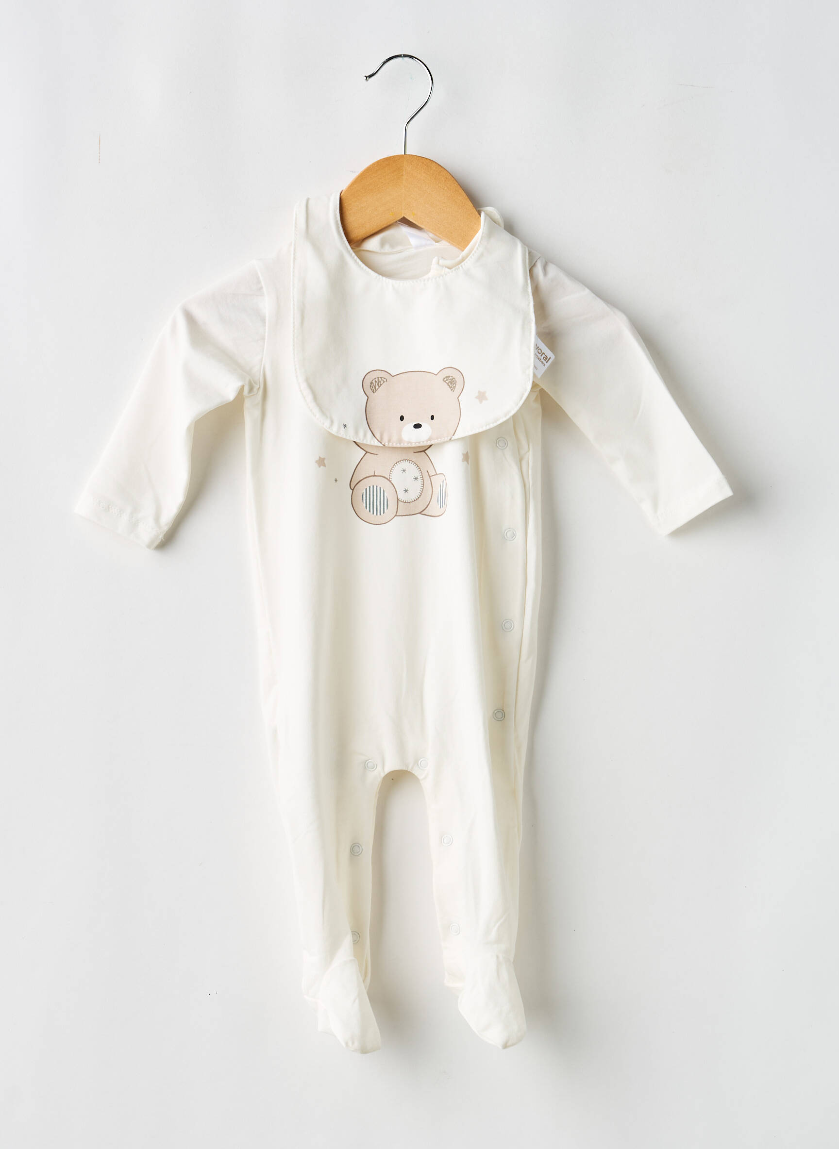 Pyjama manches longues blanc MAYORAL enfant