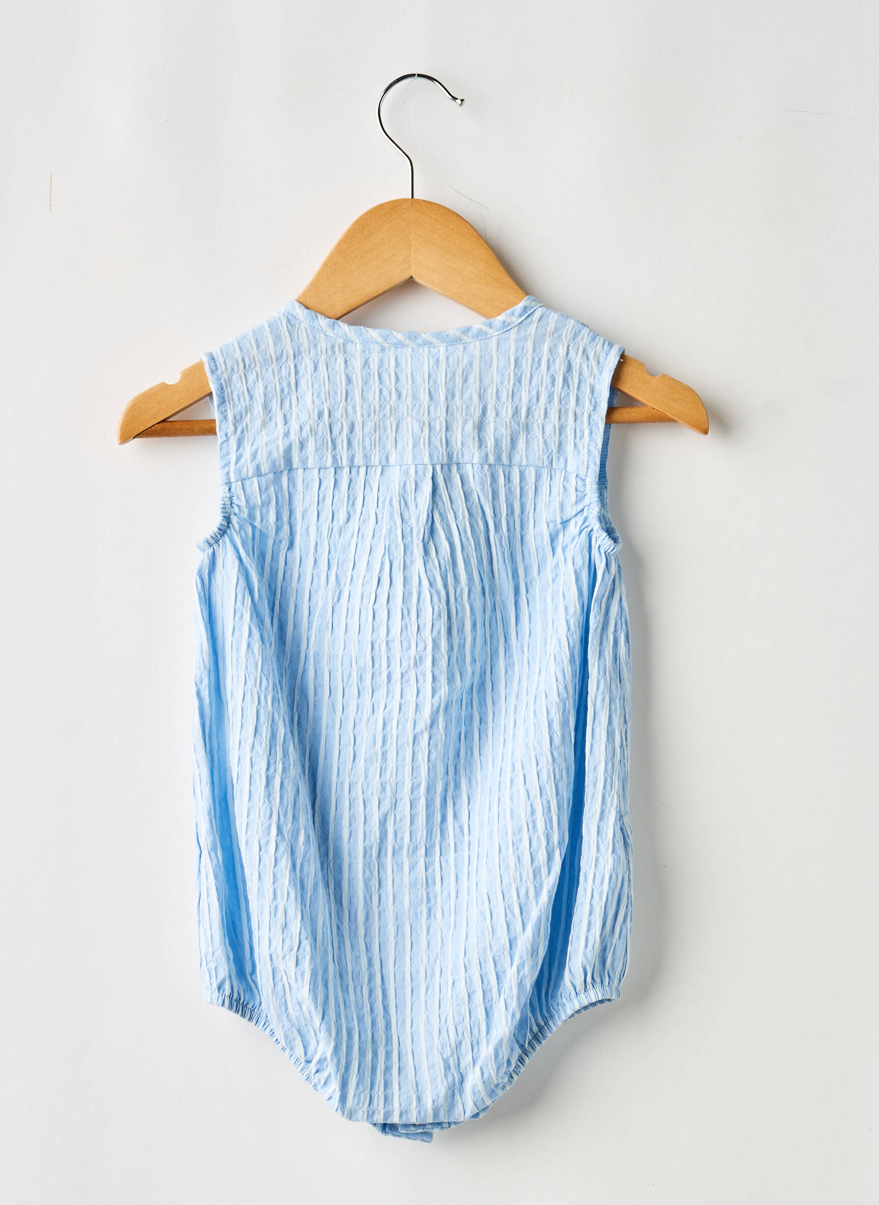 Barboteuse col rond bleu MAYORAL enfant