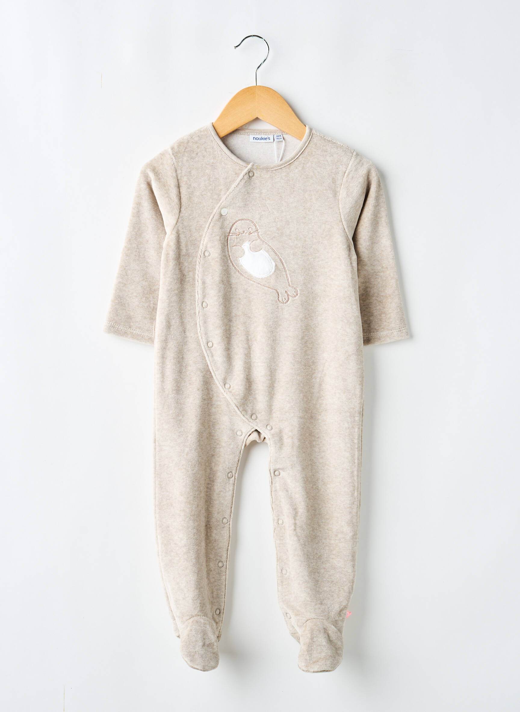 Pyjama manches longues beige NOUKIE'S enfant