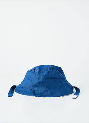 Chapeau tissage popeline bleu MAYORAL enfant