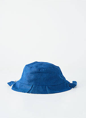 Chapeau tissage popeline bleu MAYORAL enfant