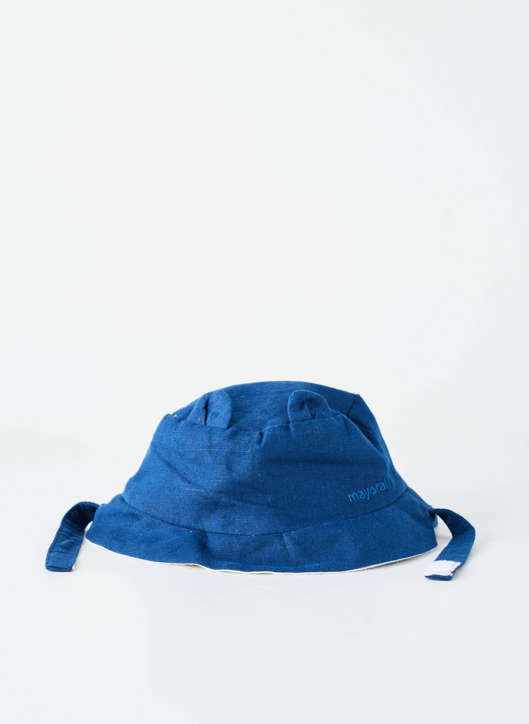 Chapeau tissage popeline bleu MAYORAL enfant