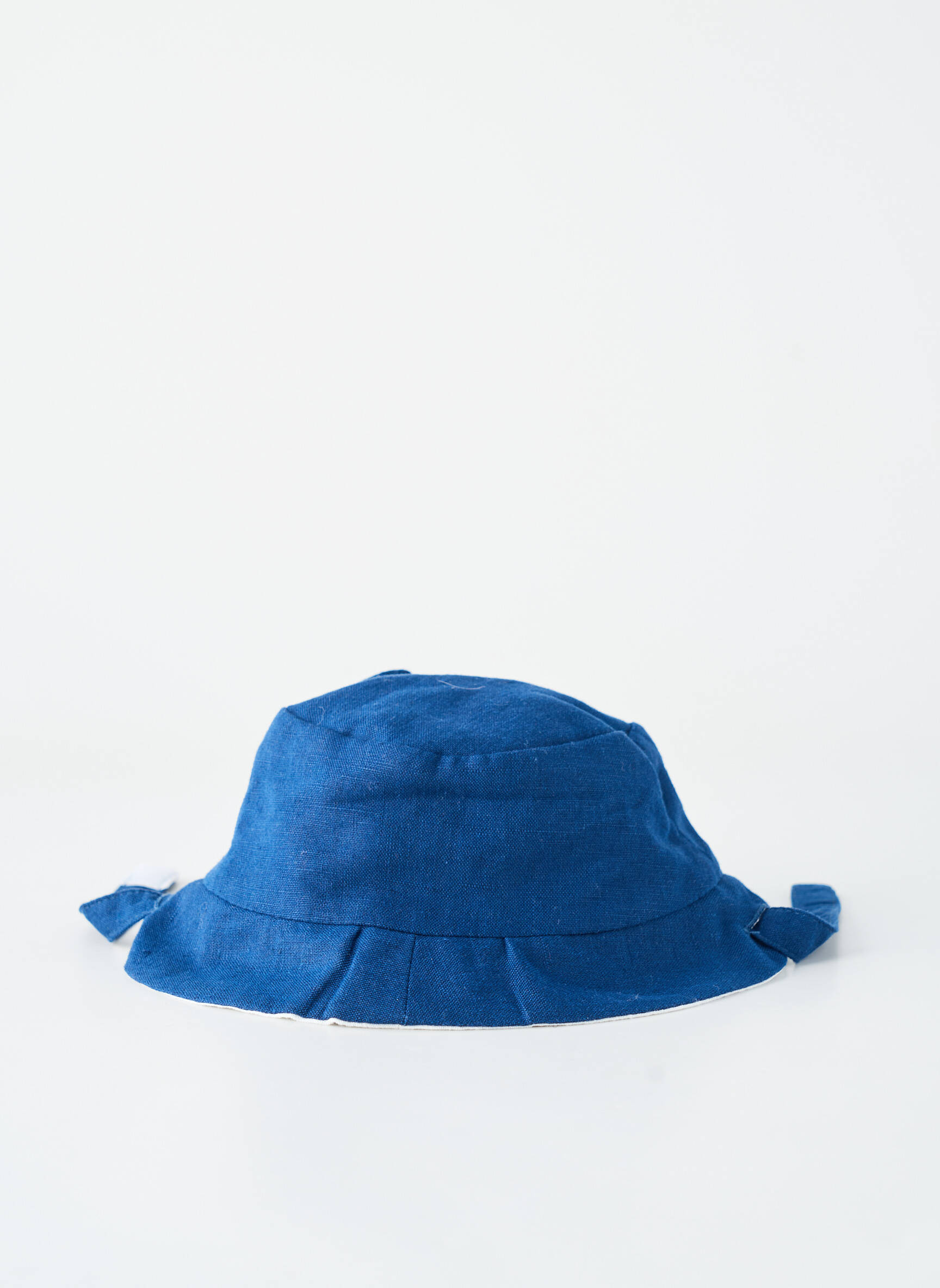 Chapeau tissage popeline bleu MAYORAL enfant