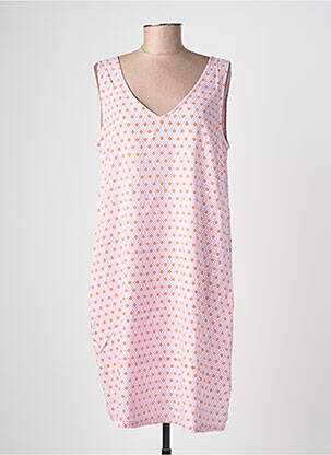 Robe mi-longue sans manche sans manche violet CREAM femme