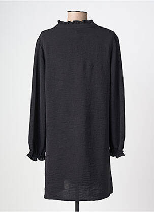 Robe courte manches longues manches longues noir LOSAN femme