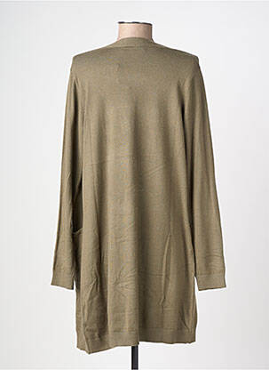 Gilet manches longues manches longues vert CREAM femme