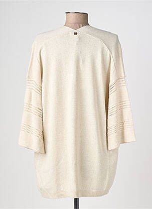 Gilet manches longues manches 3/4 beige LOLA ESPELETA femme