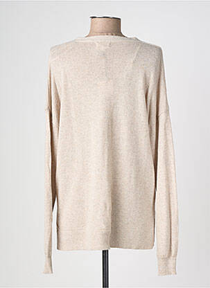 Gilet manches longues fermeture boutonnée sur le devant beige LOLA ESPELETA femme
